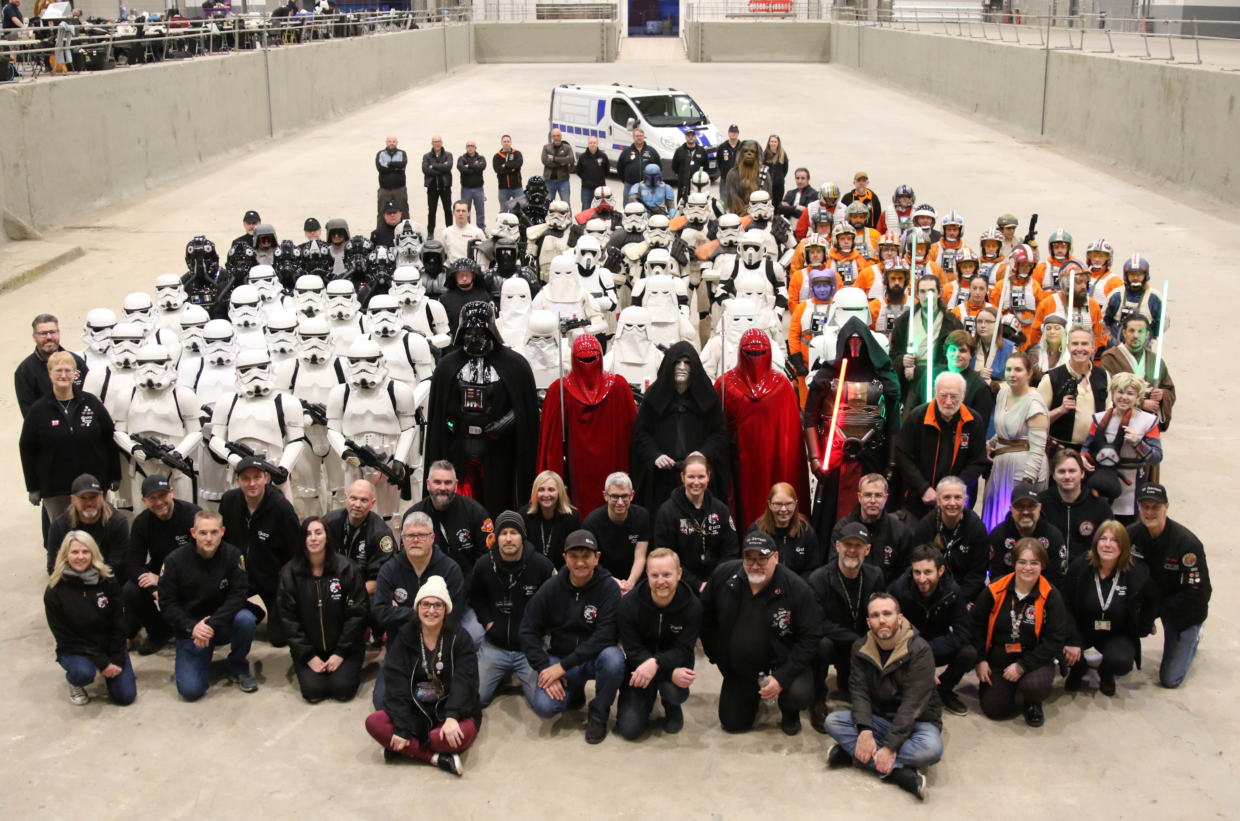 501st UK Garrison with Rebel Legion and R2 Builders at Pinewood Studios for Futures Festival 19-Nov-2022