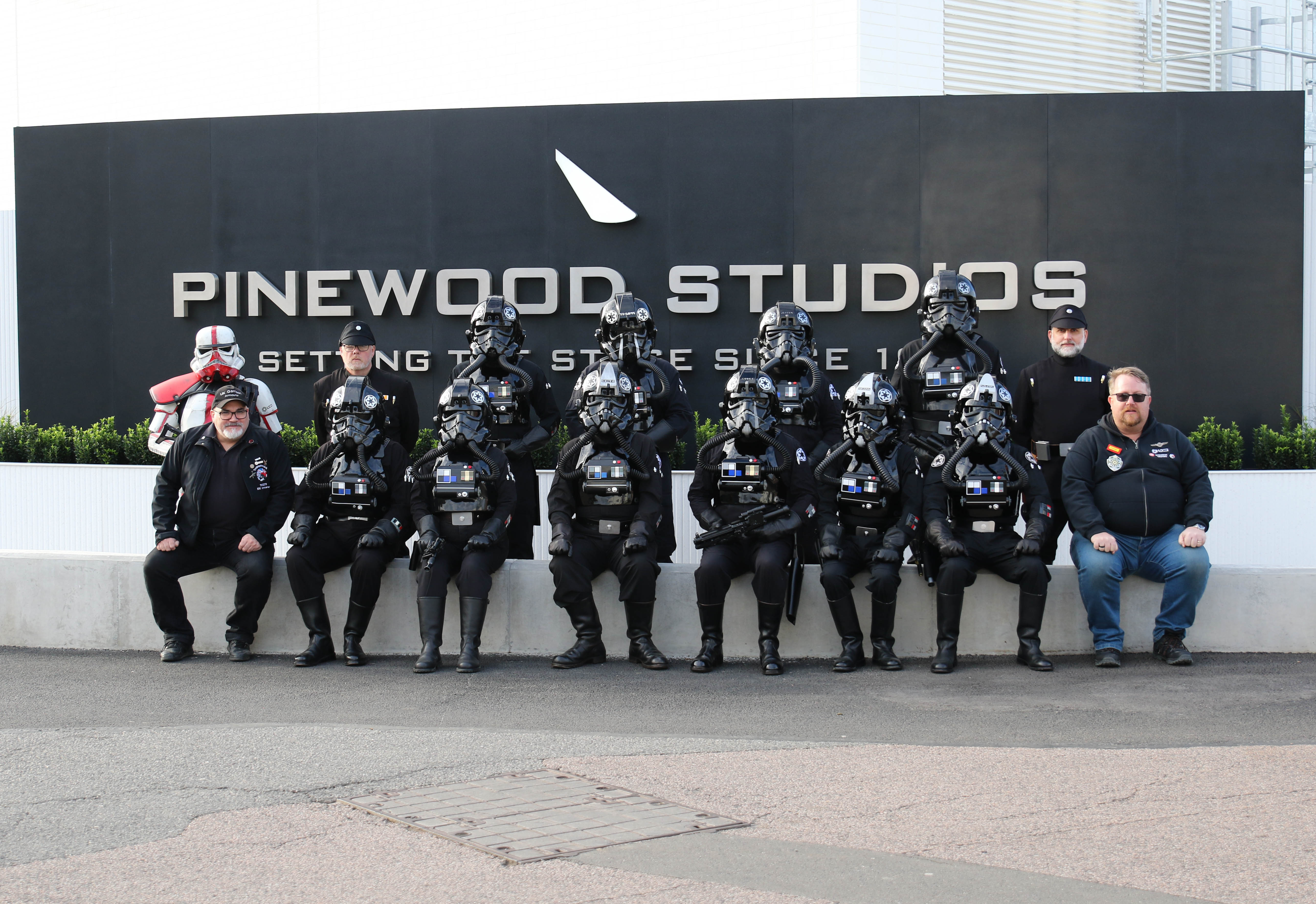 501st UKG TIE Pilots at Pinewood Studios